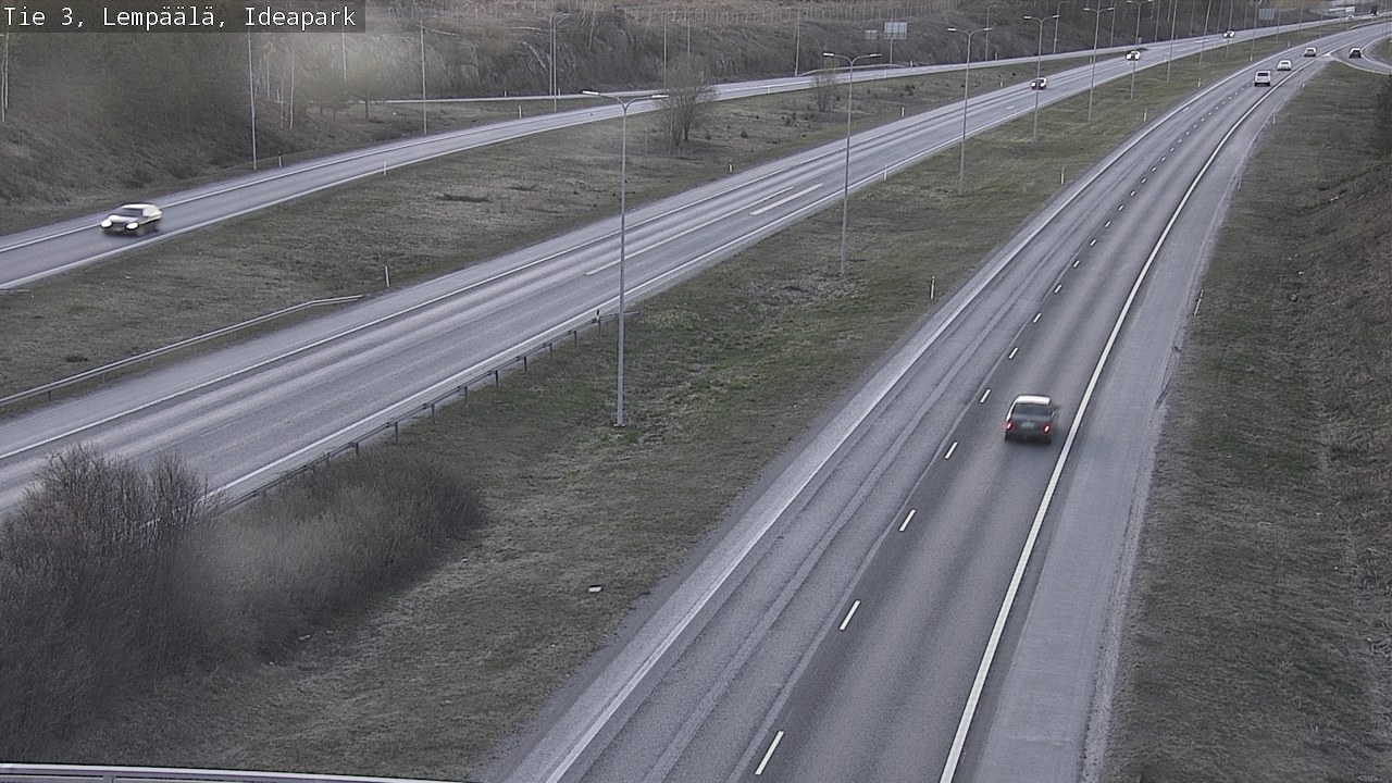 Weather Camera Image Road 3 Lempäälä, Ideapark, Lempäälä, Pirkanmaa