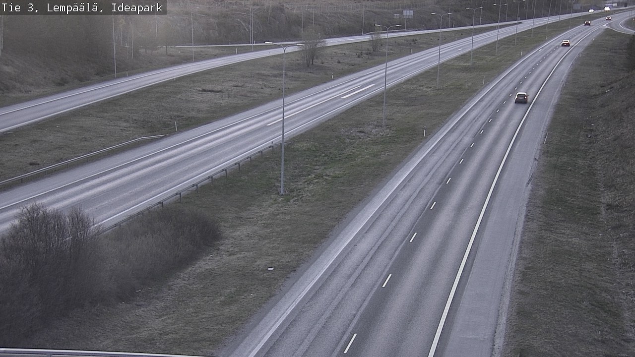 Weather Camera Image Road 3 Lempäälä, Ideapark, Lempäälä, Pirkanmaa