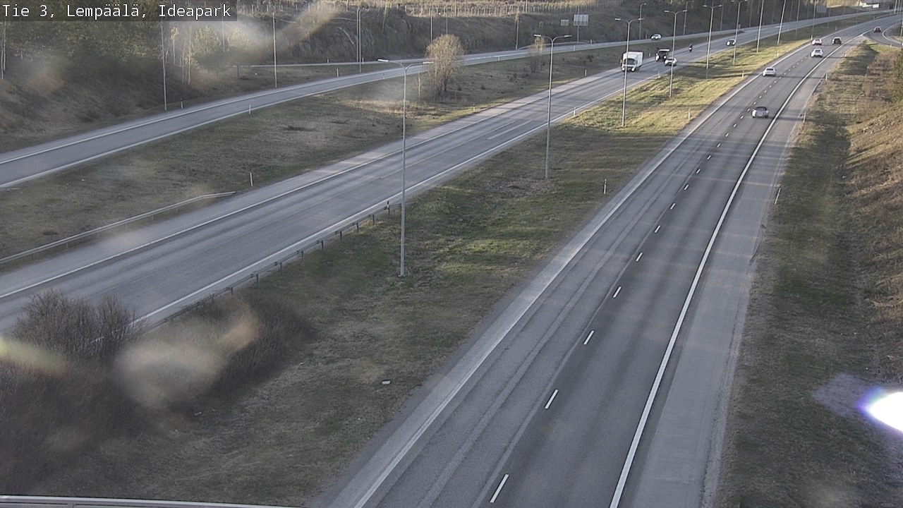 Weather Camera Image Road 3 Lempäälä, Ideapark, Lempäälä, Pirkanmaa