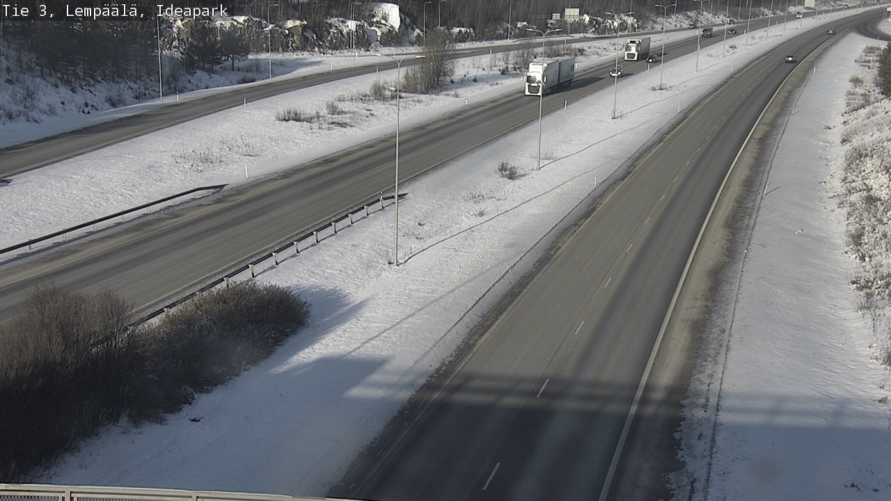 Weather Camera Image Road 3 Lempäälä, Ideapark, Lempäälä, Pirkanmaa