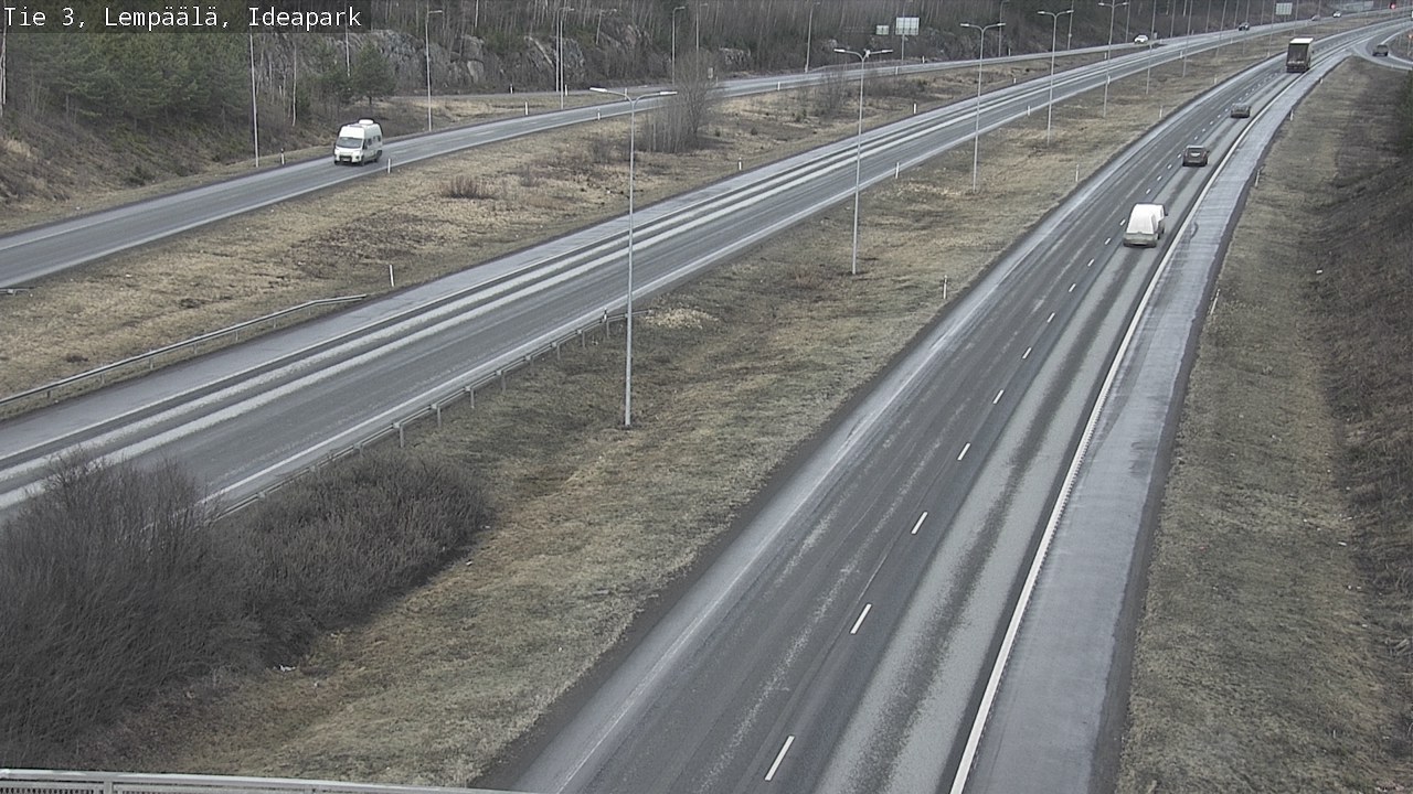 Weather Camera Image Road 3 Lempäälä, Ideapark, Lempäälä, Pirkanmaa