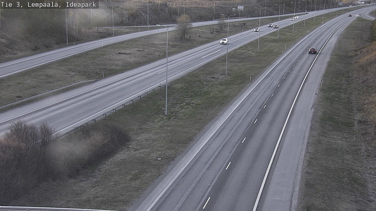 Weather Camera Image Road 3 Lempäälä, Ideapark, Lempäälä, Pirkanmaa