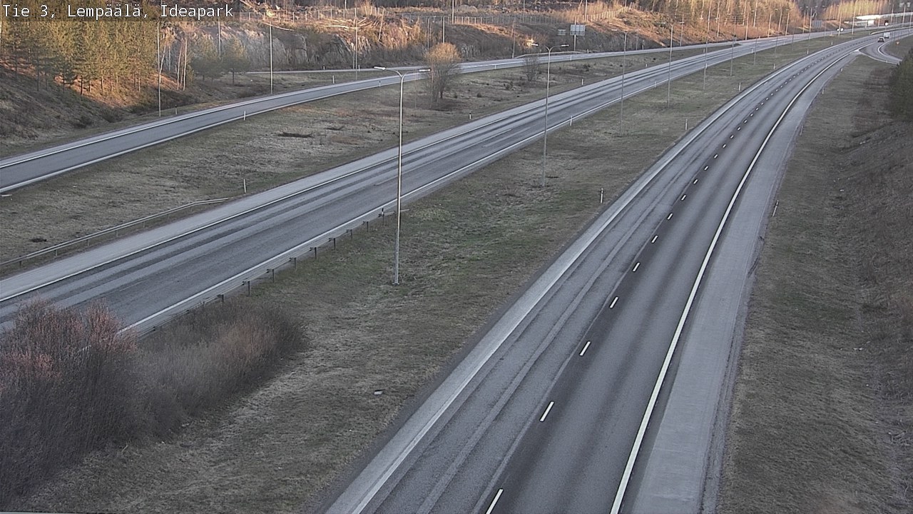 Weather Camera Image Road 3 Lempäälä, Ideapark, Lempäälä, Pirkanmaa