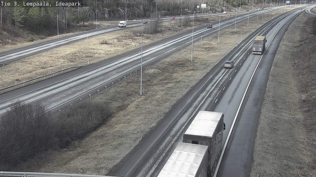Weather Camera Image Road 3 Lempäälä, Ideapark, Lempäälä, Pirkanmaa