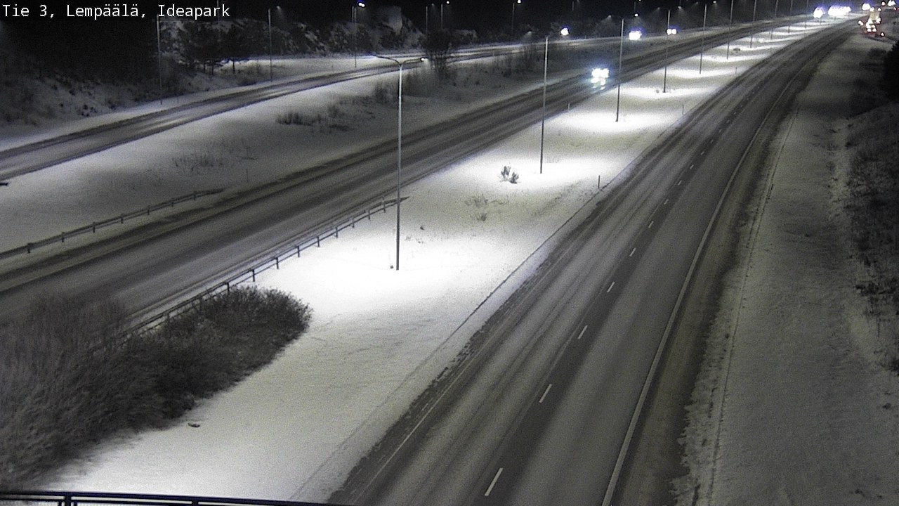 Weather Camera Image Road 3 Lempäälä, Ideapark, Lempäälä, Pirkanmaa