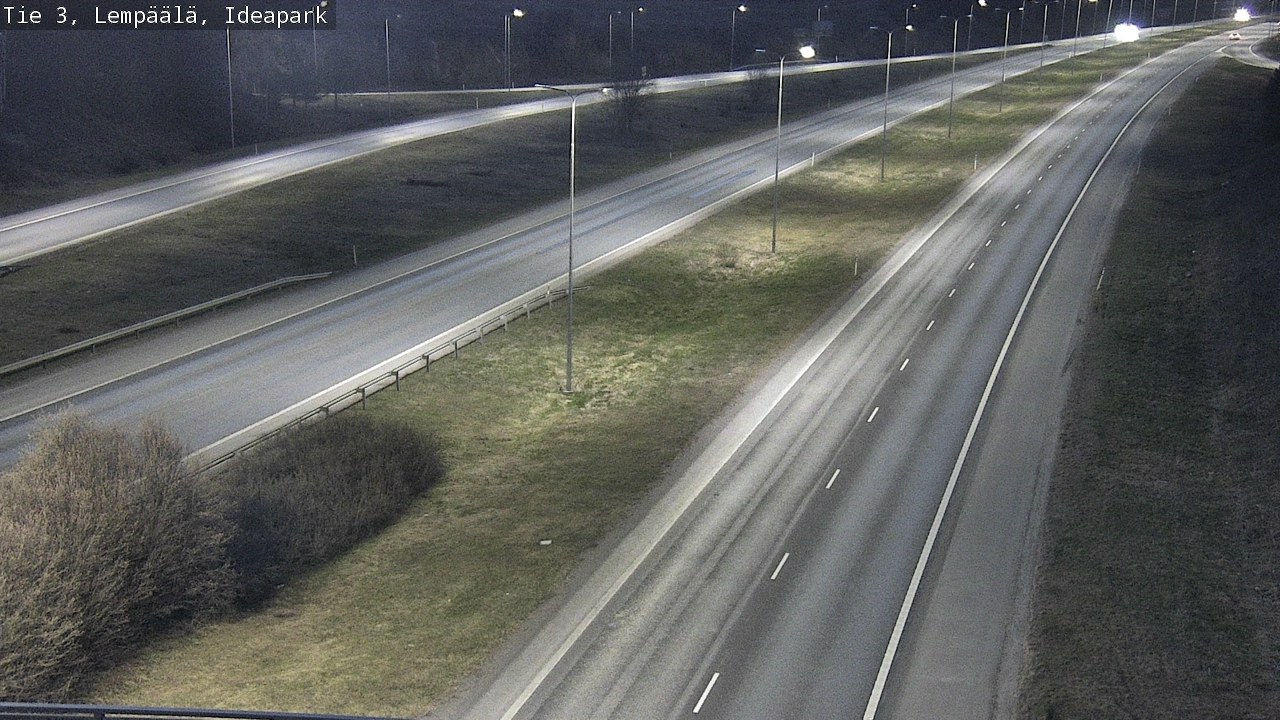 Weather Camera Image Road 3 Lempäälä, Ideapark, Lempäälä, Pirkanmaa