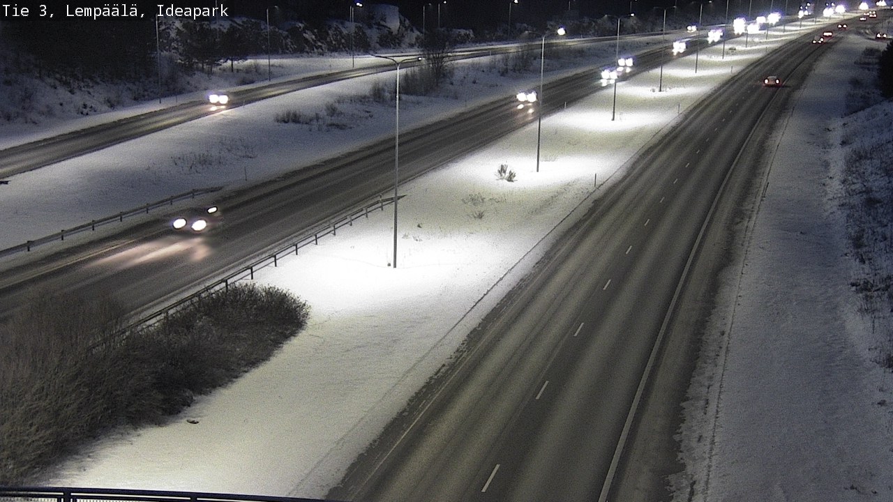 Weather Camera Image Road 3 Lempäälä, Ideapark, Lempäälä, Pirkanmaa