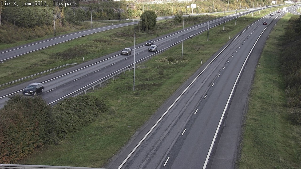 Weather Camera Image Road 3 Lempäälä, Ideapark, Lempäälä, Pirkanmaa