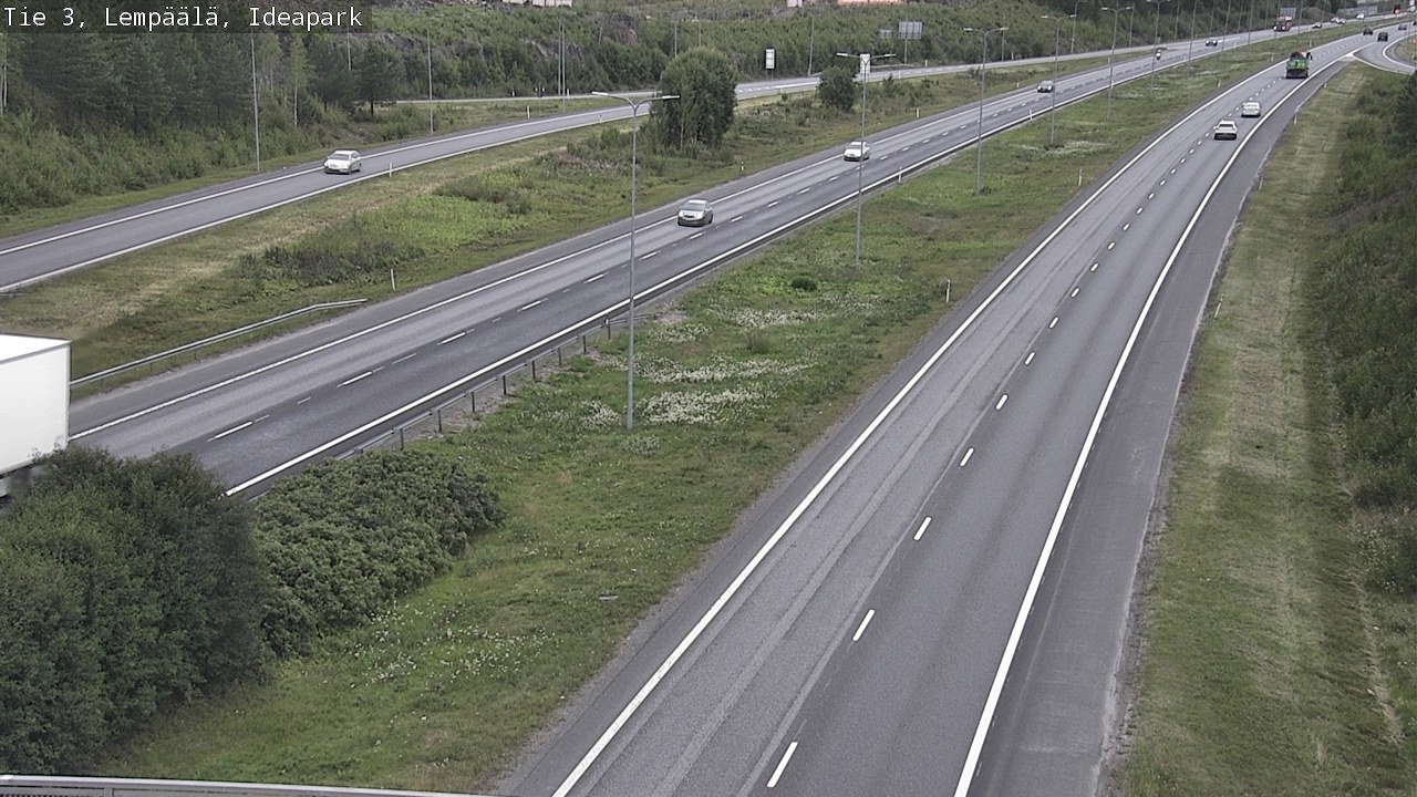 Weather Camera Image Road 3 Lempäälä, Ideapark, Lempäälä, Pirkanmaa