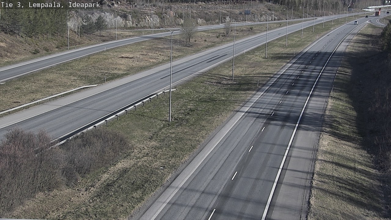 Weather Camera Image Road 3 Lempäälä, Ideapark, Lempäälä, Pirkanmaa