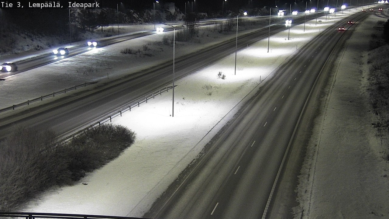 Weather Camera Image Road 3 Lempäälä, Ideapark, Lempäälä, Pirkanmaa