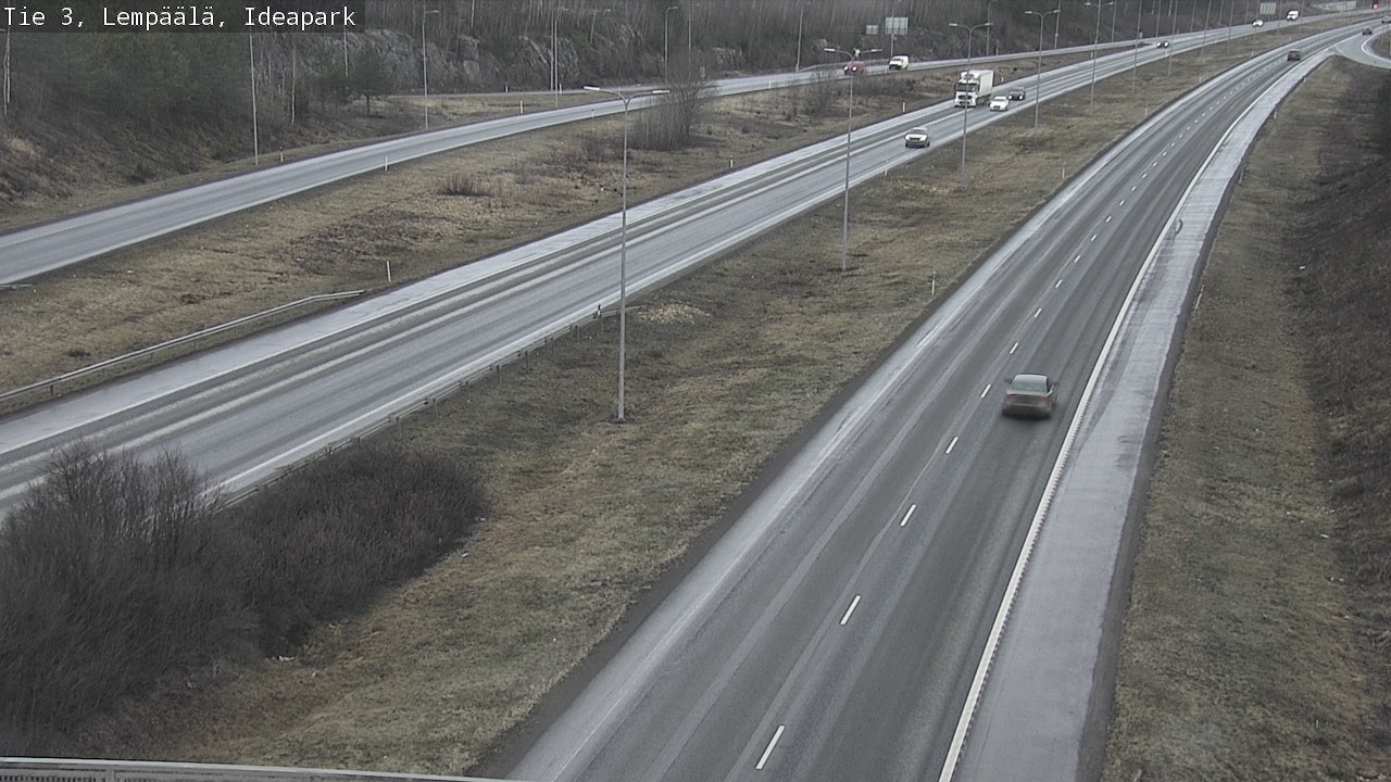 Weather Camera Image Road 3 Lempäälä, Ideapark, Lempäälä, Pirkanmaa