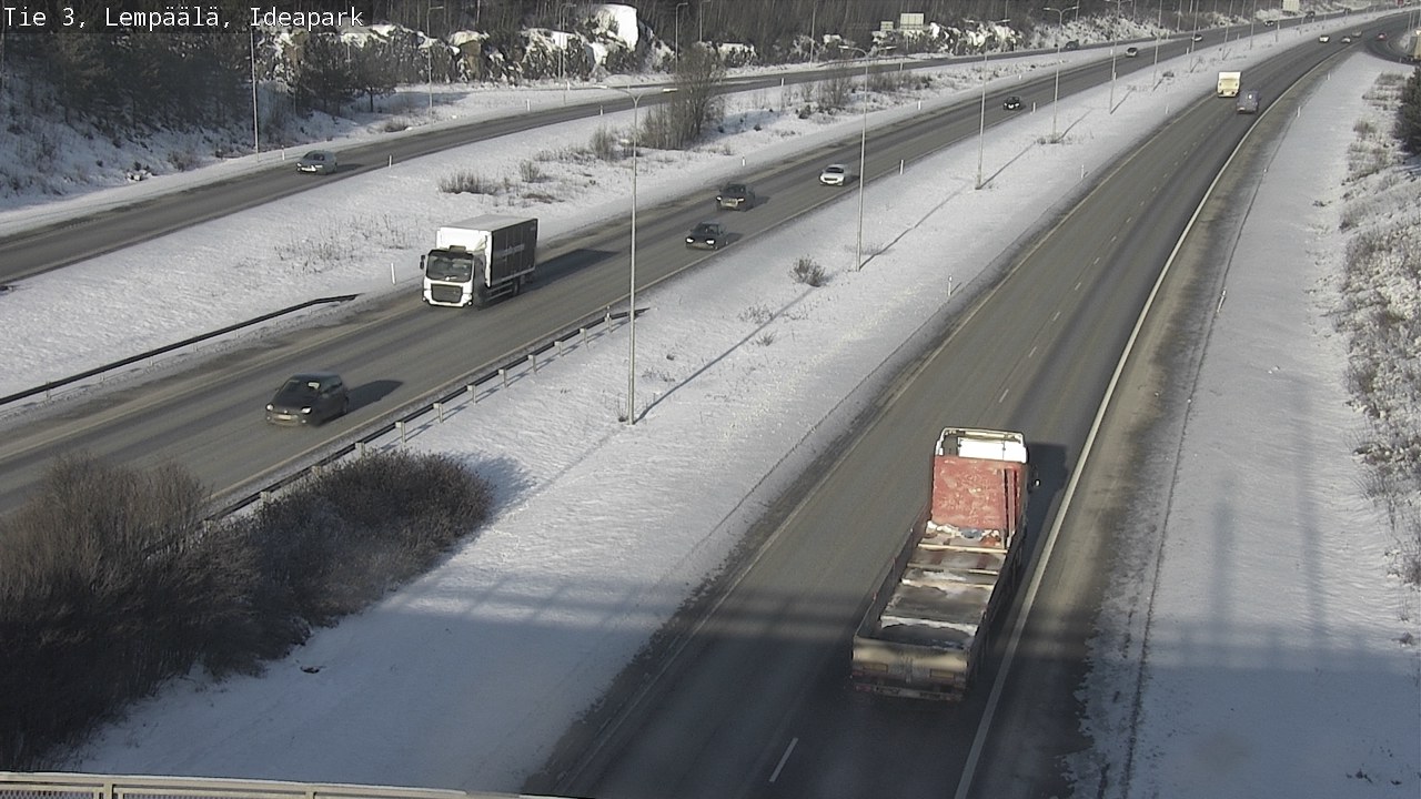 Weather Camera Image Road 3 Lempäälä, Ideapark, Lempäälä, Pirkanmaa