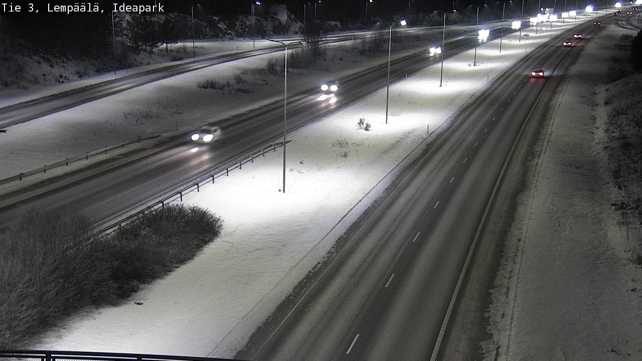 Weather Camera Image Road 3 Lempäälä, Ideapark, Lempäälä, Pirkanmaa