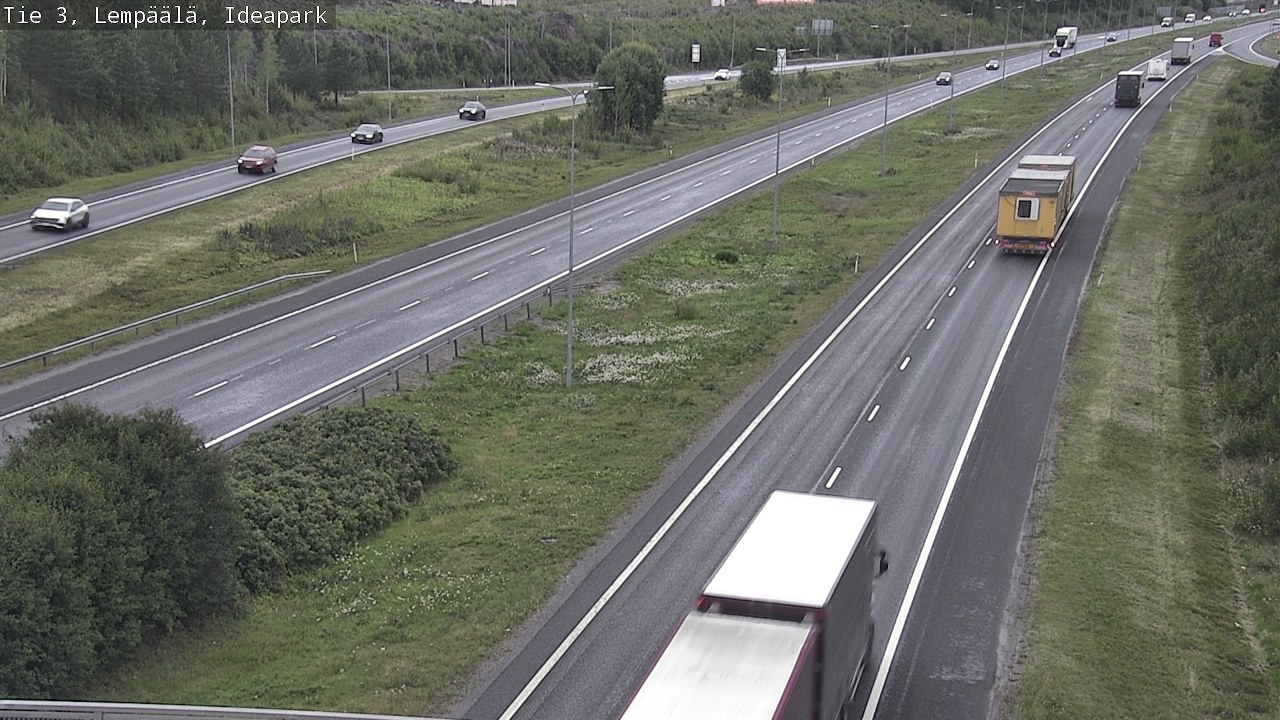 Weather Camera Image Road 3 Lempäälä, Ideapark, Lempäälä, Pirkanmaa