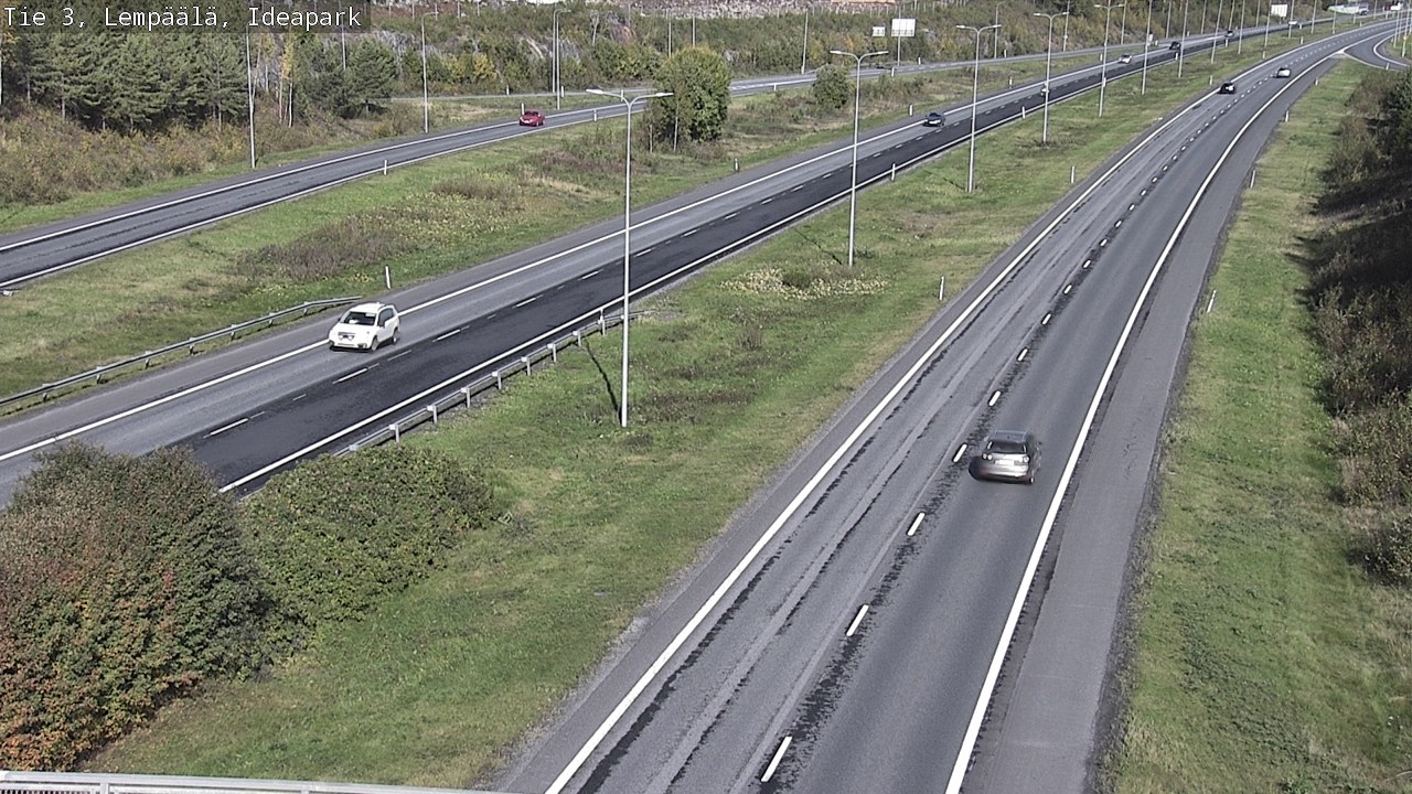 Weather Camera Image Road 3 Lempäälä, Ideapark, Lempäälä, Pirkanmaa