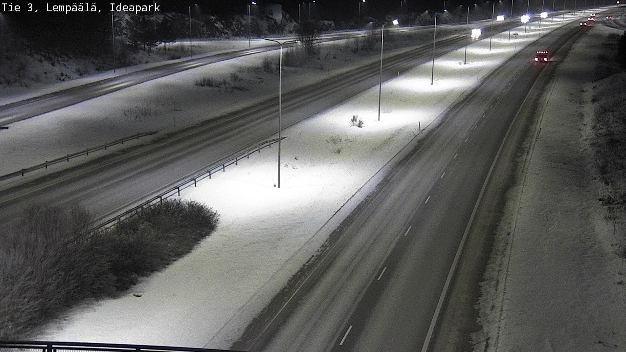 Weather Camera Image Road 3 Lempäälä, Ideapark, Lempäälä, Pirkanmaa