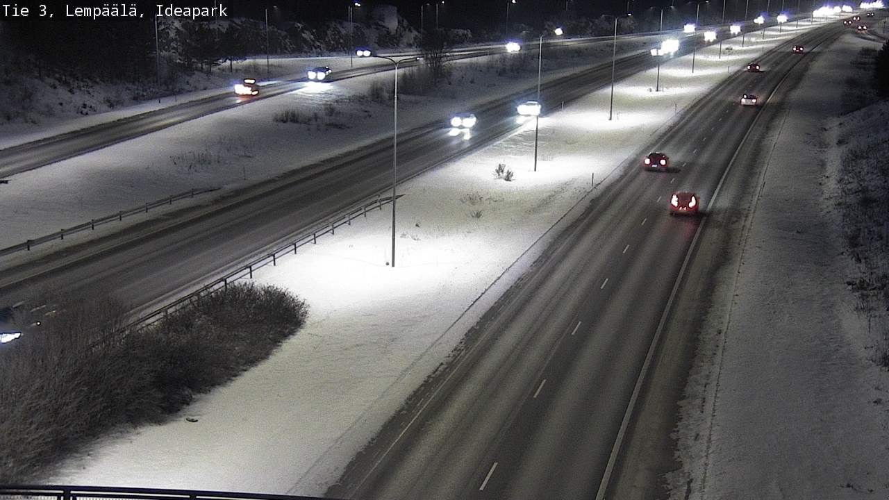 Weather Camera Image Road 3 Lempäälä, Ideapark, Lempäälä, Pirkanmaa