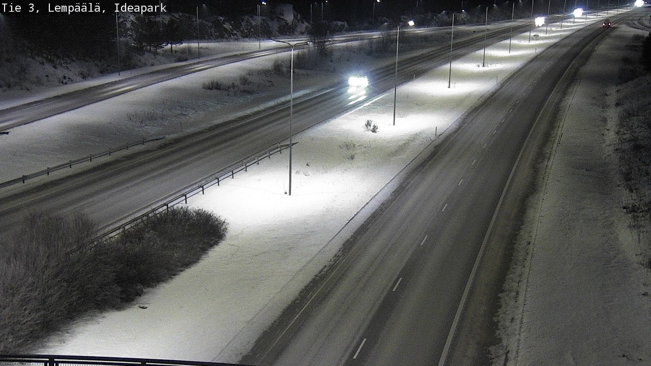 Weather Camera Image Road 3 Lempäälä, Ideapark, Lempäälä, Pirkanmaa