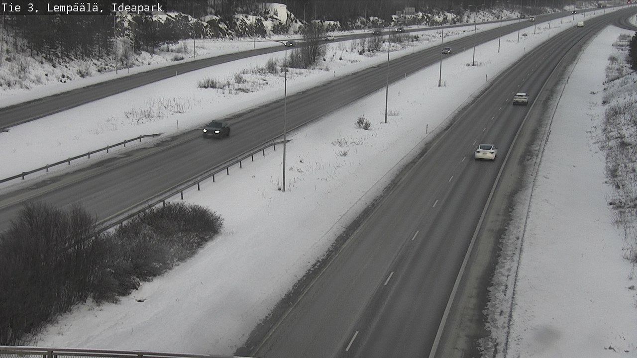 Weather Camera Image Road 3 Lempäälä, Ideapark, Lempäälä, Pirkanmaa