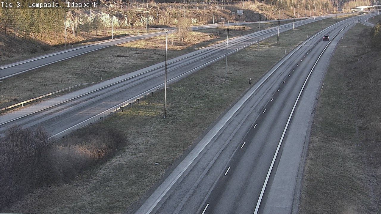 Weather Camera Image Road 3 Lempäälä, Ideapark, Lempäälä, Pirkanmaa