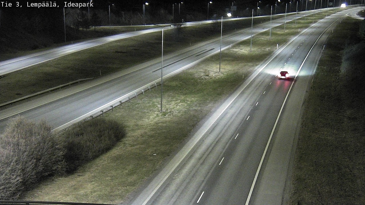 Weather Camera Image Road 3 Lempäälä, Ideapark, Lempäälä, Pirkanmaa