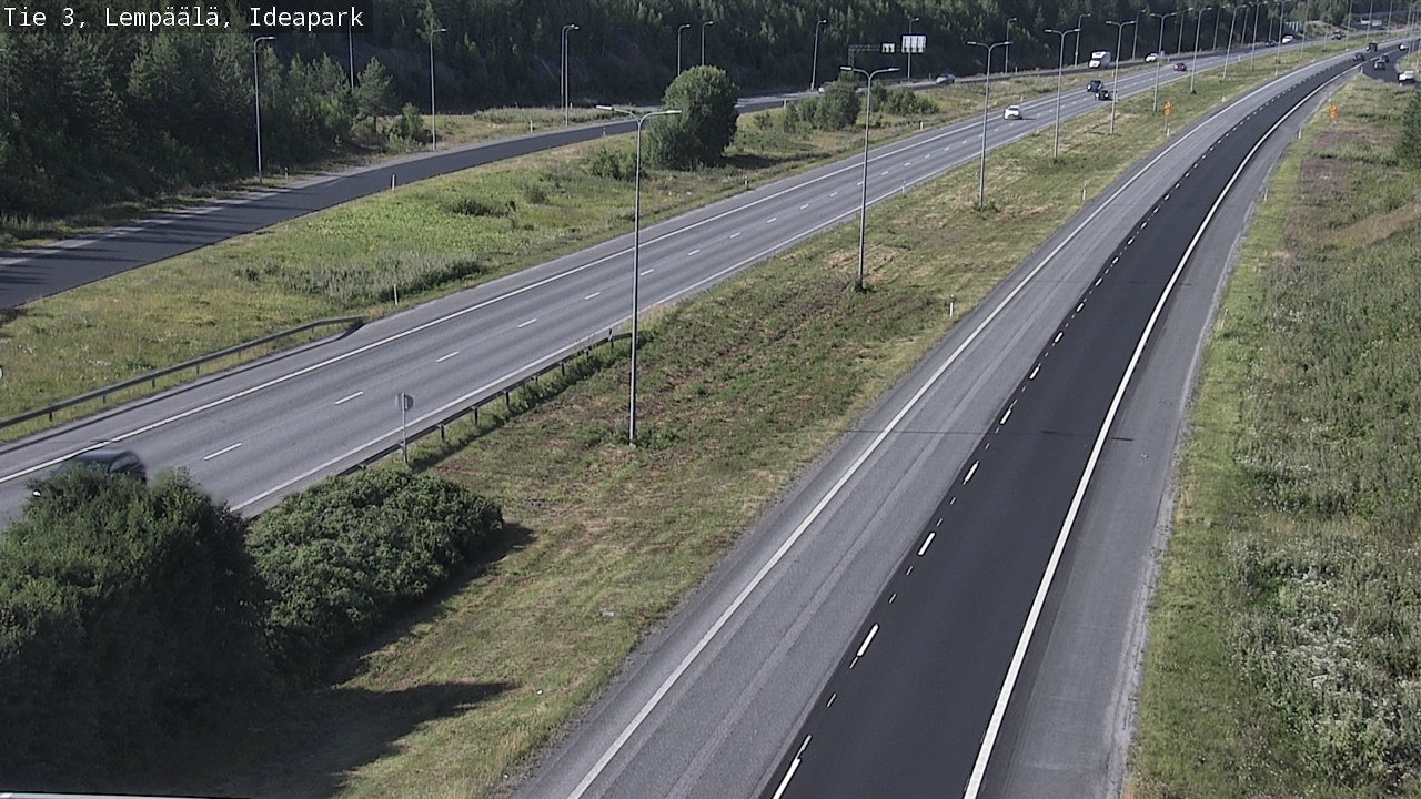 Weather Camera Image Road 3 Lempäälä, Ideapark, Lempäälä, Pirkanmaa