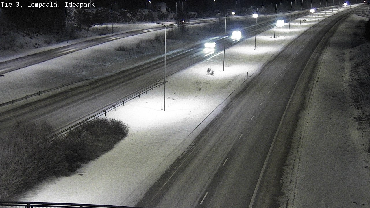 Weather Camera Image Road 3 Lempäälä, Ideapark, Lempäälä, Pirkanmaa