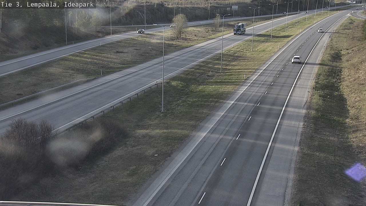 Weather Camera Image Road 3 Lempäälä, Ideapark, Lempäälä, Pirkanmaa