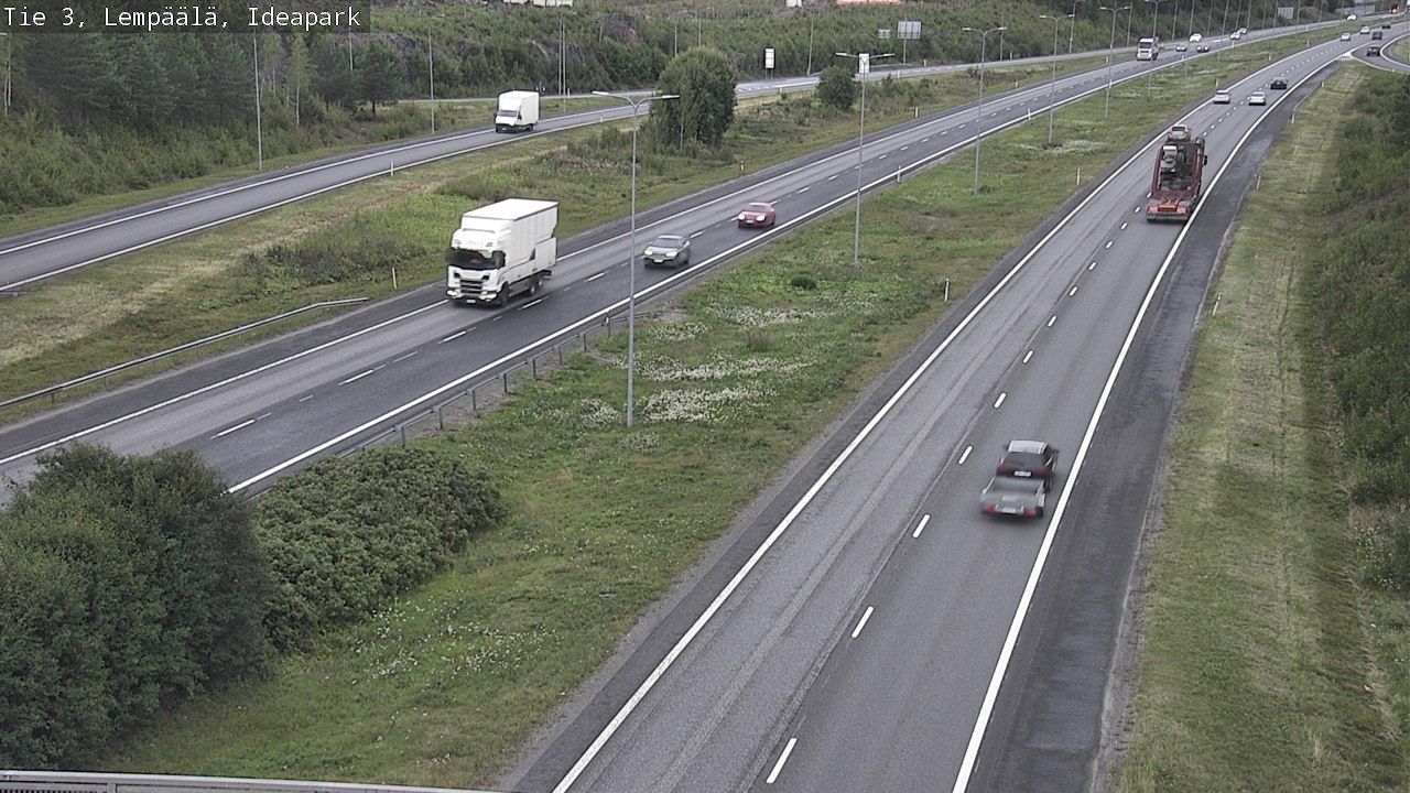 Weather Camera Image Road 3 Lempäälä, Ideapark, Lempäälä, Pirkanmaa