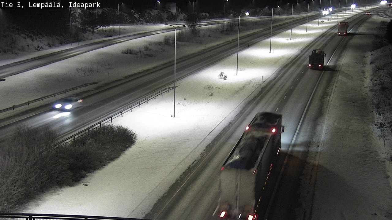 Weather Camera Image Road 3 Lempäälä, Ideapark, Lempäälä, Pirkanmaa