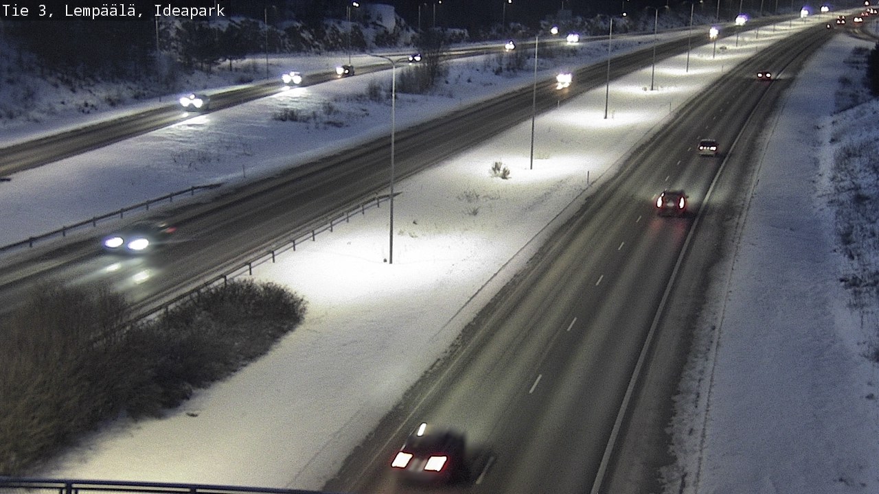Weather Camera Image Road 3 Lempäälä, Ideapark, Lempäälä, Pirkanmaa