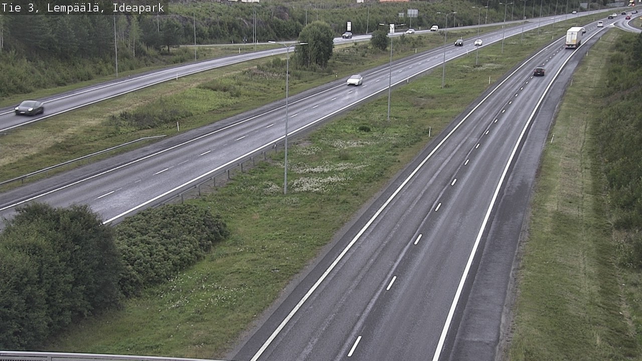 Weather Camera Image Road 3 Lempäälä, Ideapark, Lempäälä, Pirkanmaa