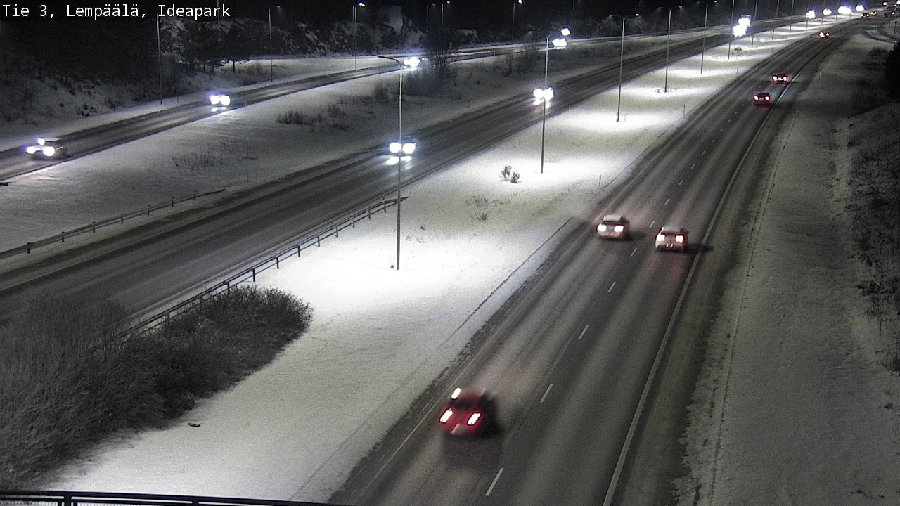 Weather Camera Image Road 3 Lempäälä, Ideapark, Lempäälä, Pirkanmaa