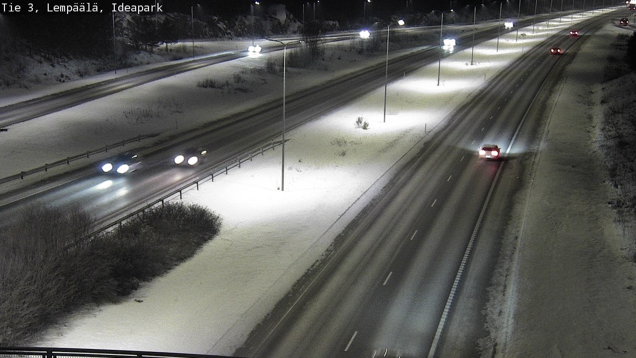 Weather Camera Image Road 3 Lempäälä, Ideapark, Lempäälä, Pirkanmaa