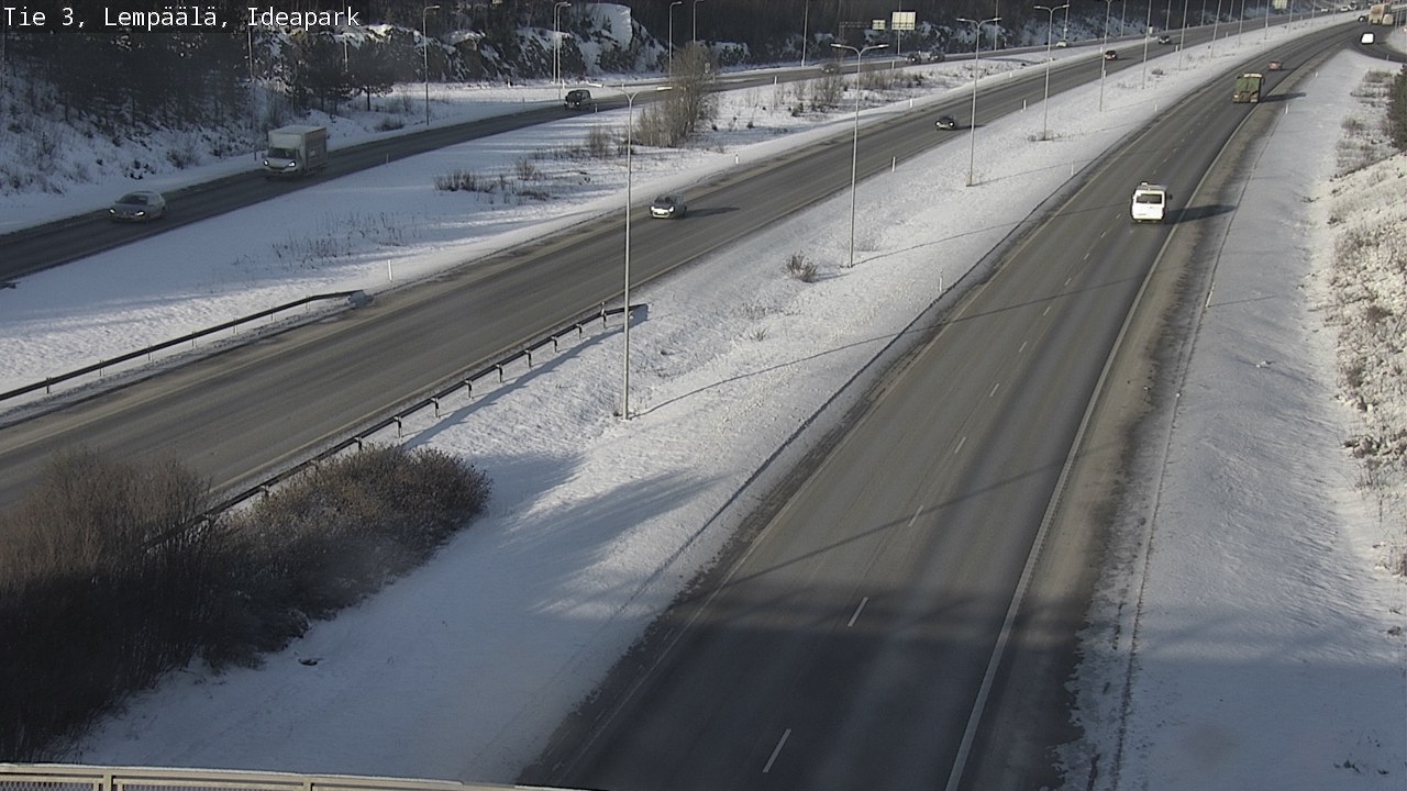 Weather Camera Image Road 3 Lempäälä, Ideapark, Lempäälä, Pirkanmaa