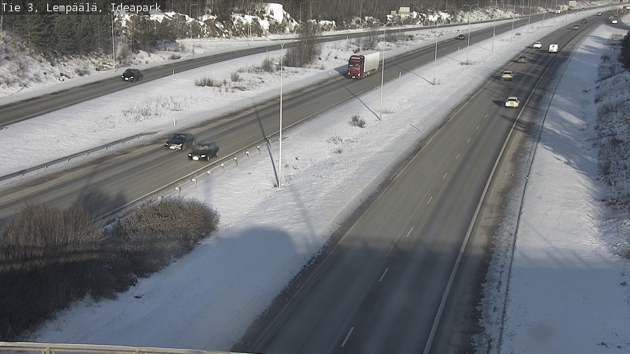 Weather Camera Image Road 3 Lempäälä, Ideapark, Lempäälä, Pirkanmaa