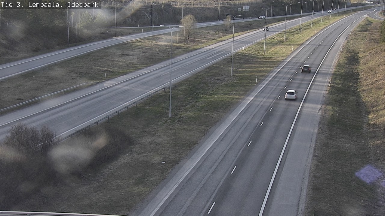 Weather Camera Image Road 3 Lempäälä, Ideapark, Lempäälä, Pirkanmaa