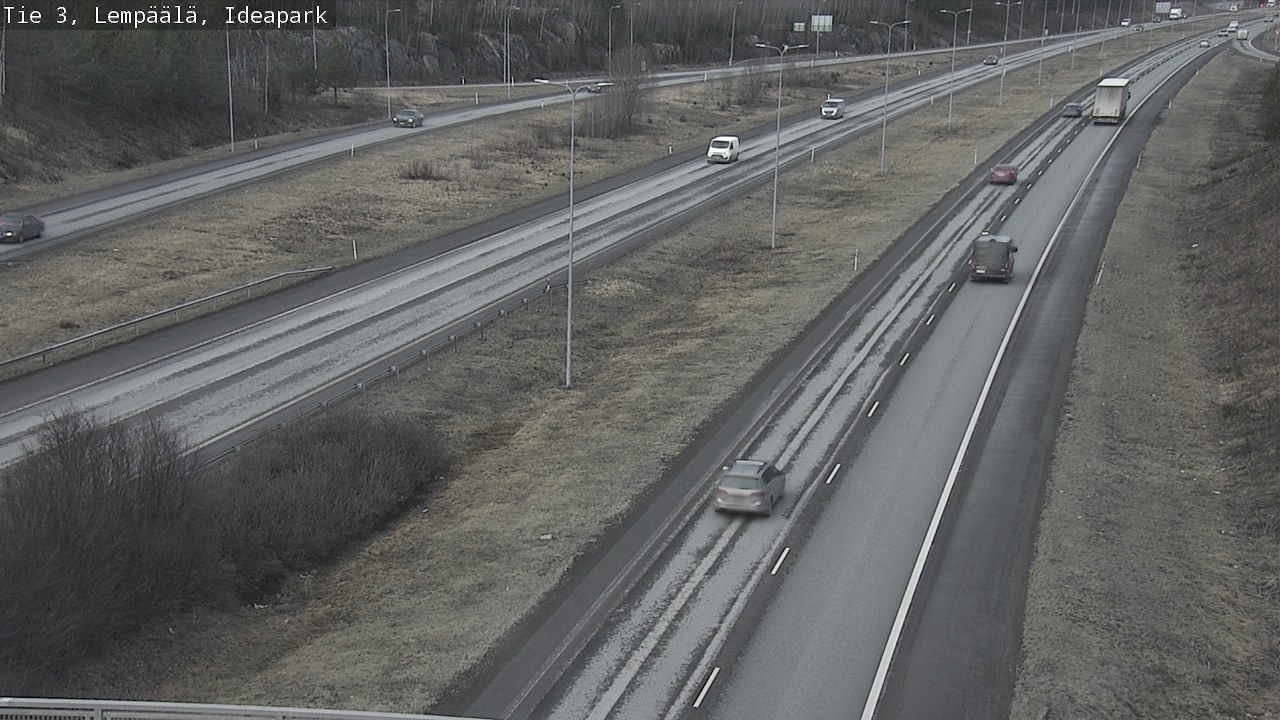 Weather Camera Image Road 3 Lempäälä, Ideapark, Lempäälä, Pirkanmaa