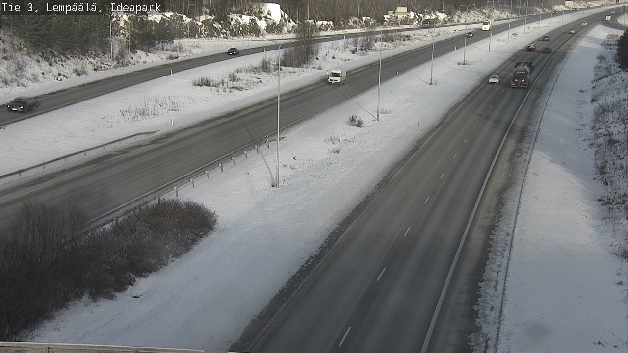 Weather Camera Image Road 3 Lempäälä, Ideapark, Lempäälä, Pirkanmaa