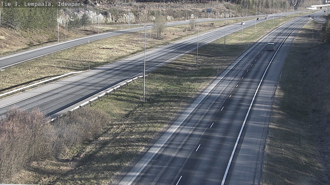 Weather Camera Image Road 3 Lempäälä, Ideapark, Lempäälä, Pirkanmaa
