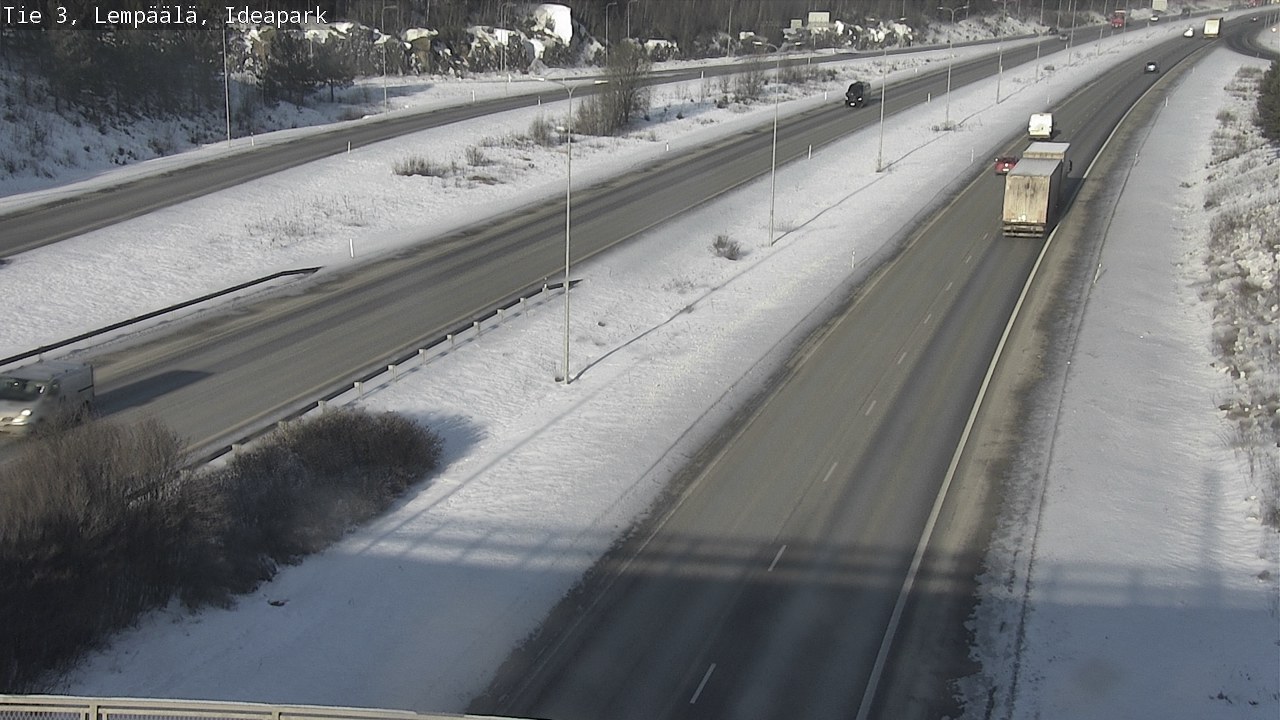 Weather Camera Image Road 3 Lempäälä, Ideapark, Lempäälä, Pirkanmaa