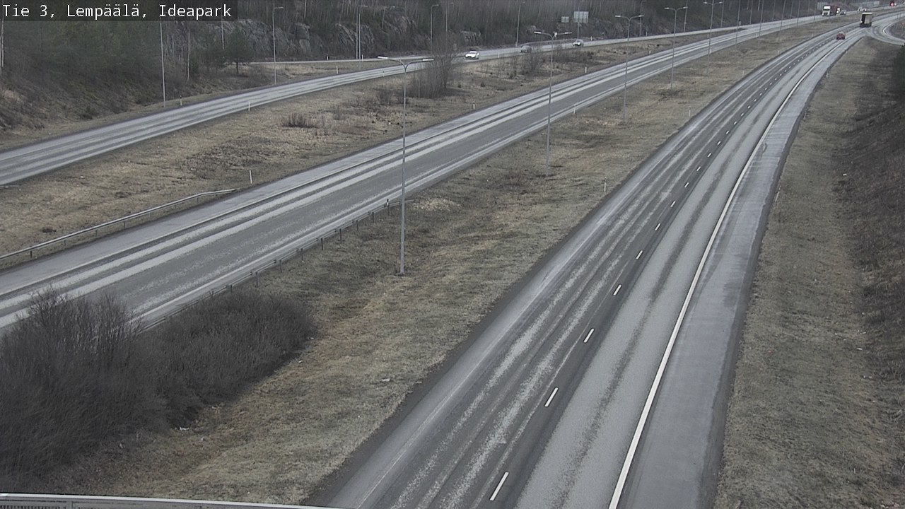 Weather Camera Image Road 3 Lempäälä, Ideapark, Lempäälä, Pirkanmaa