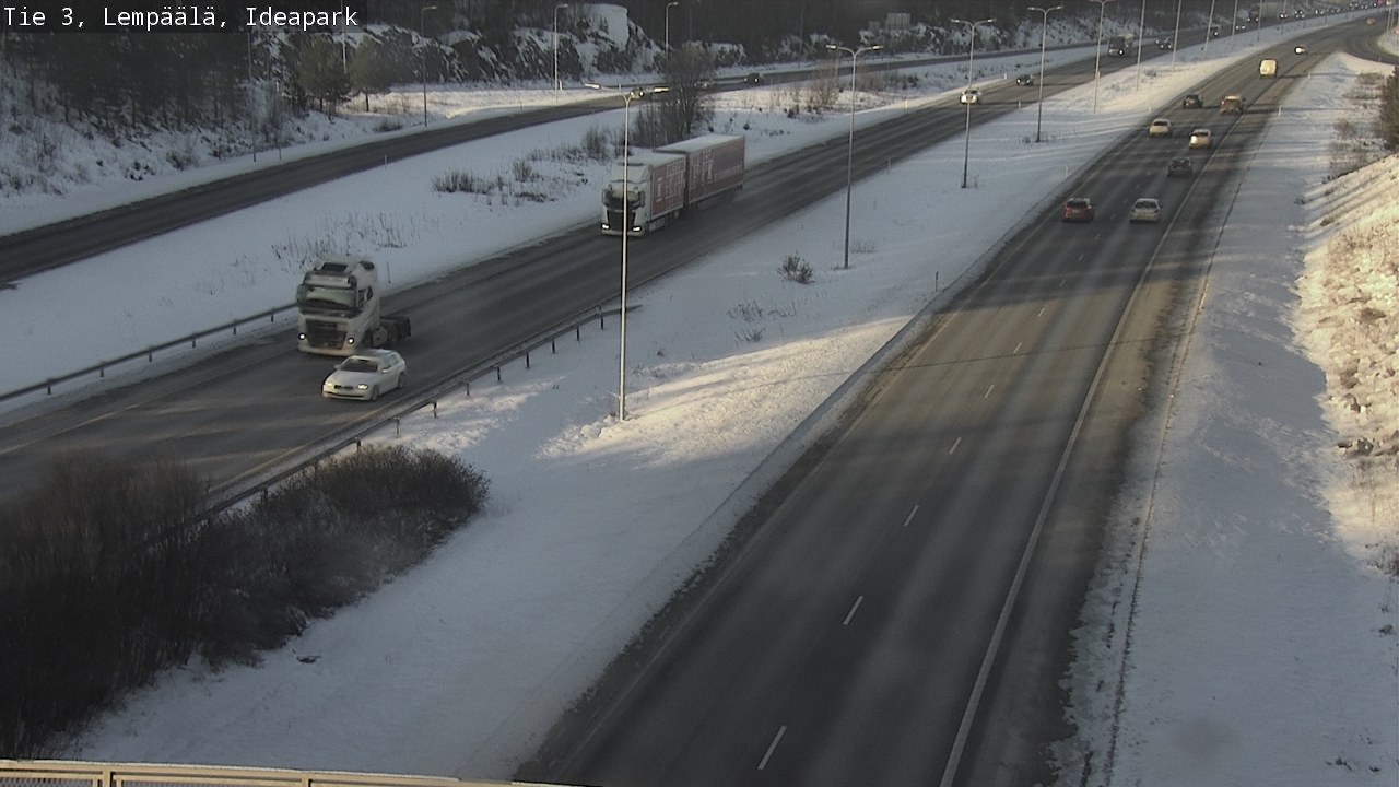 Weather Camera Image Road 3 Lempäälä, Ideapark, Lempäälä, Pirkanmaa