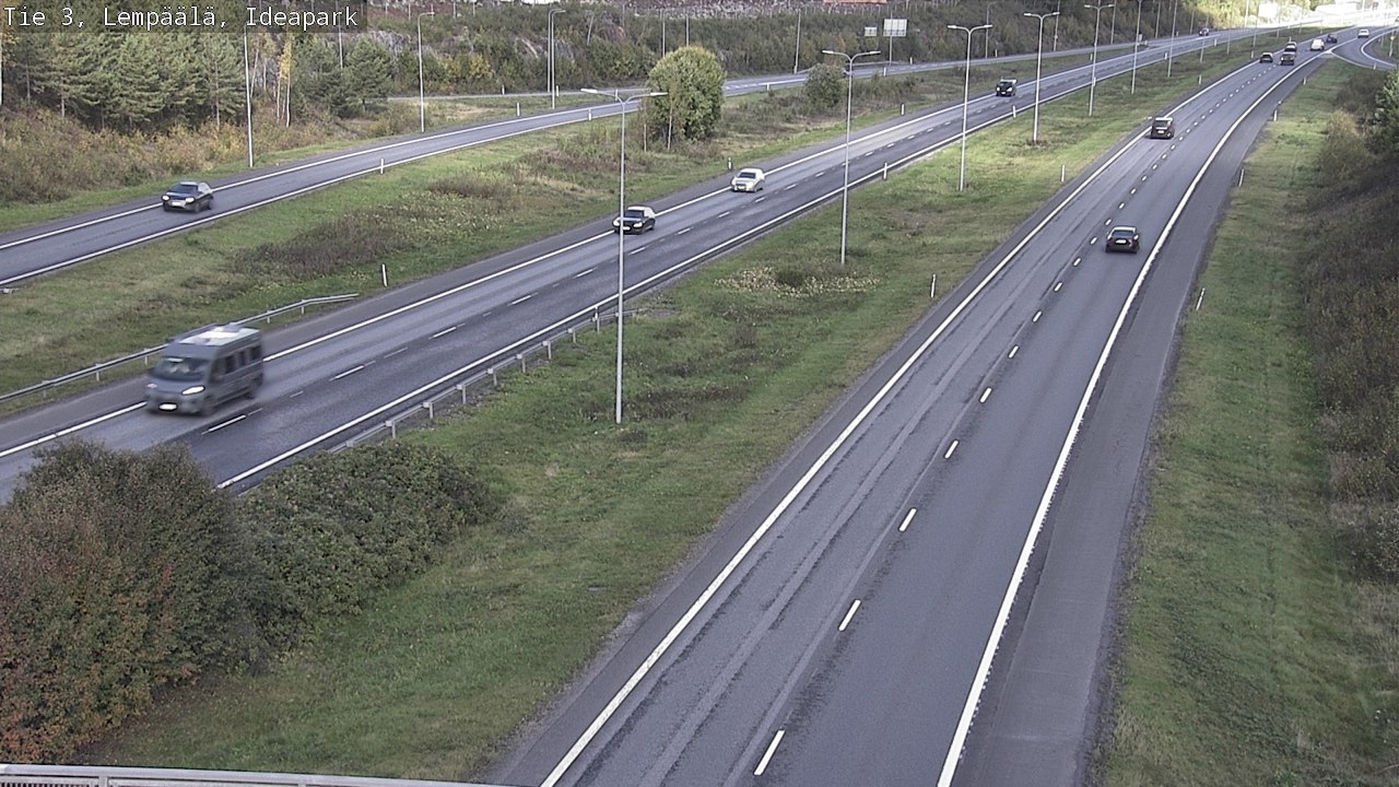 Weather Camera Image Road 3 Lempäälä, Ideapark, Lempäälä, Pirkanmaa