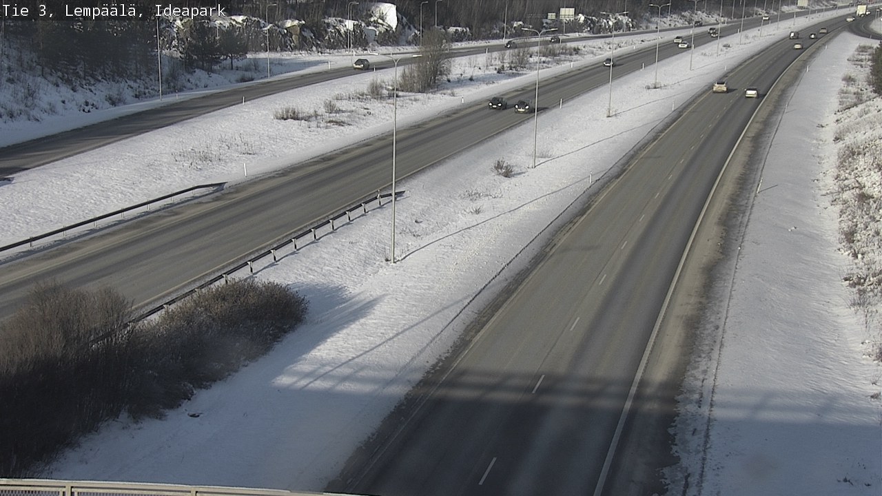Weather Camera Image Road 3 Lempäälä, Ideapark, Lempäälä, Pirkanmaa