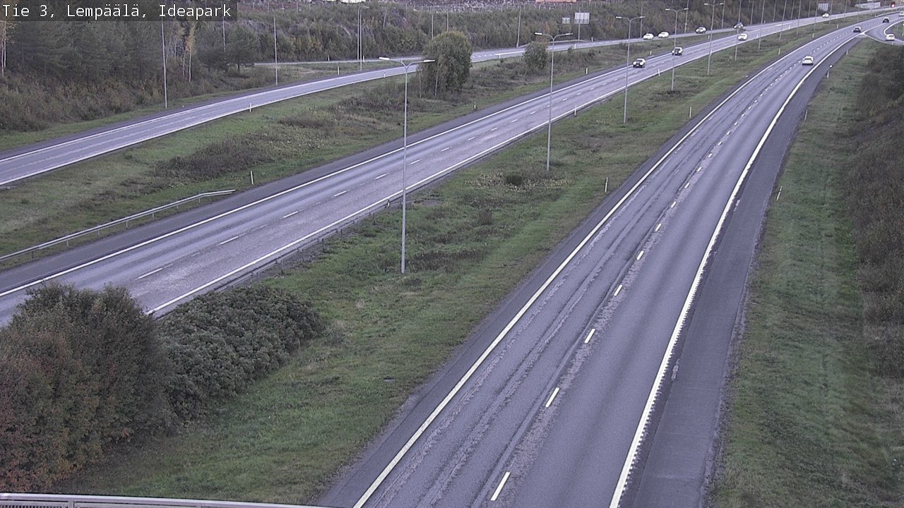 Weather Camera Image Road 3 Lempäälä, Ideapark, Lempäälä, Pirkanmaa