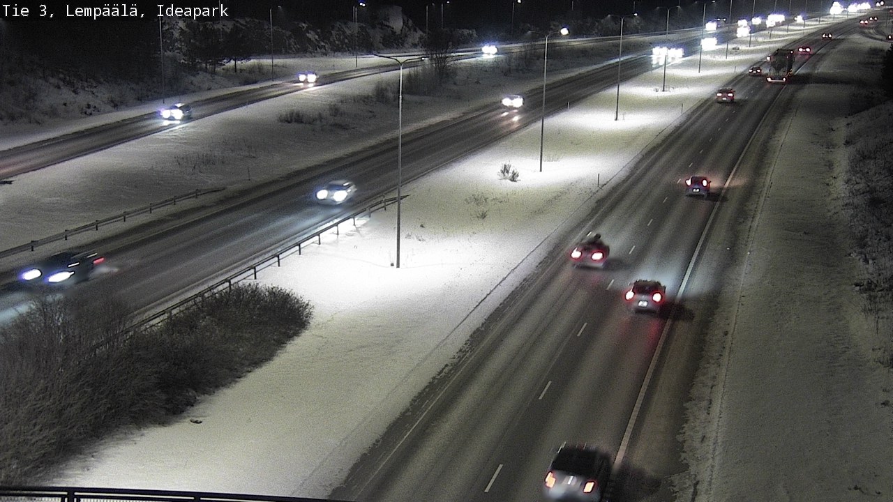 Weather Camera Image Road 3 Lempäälä, Ideapark, Lempäälä, Pirkanmaa
