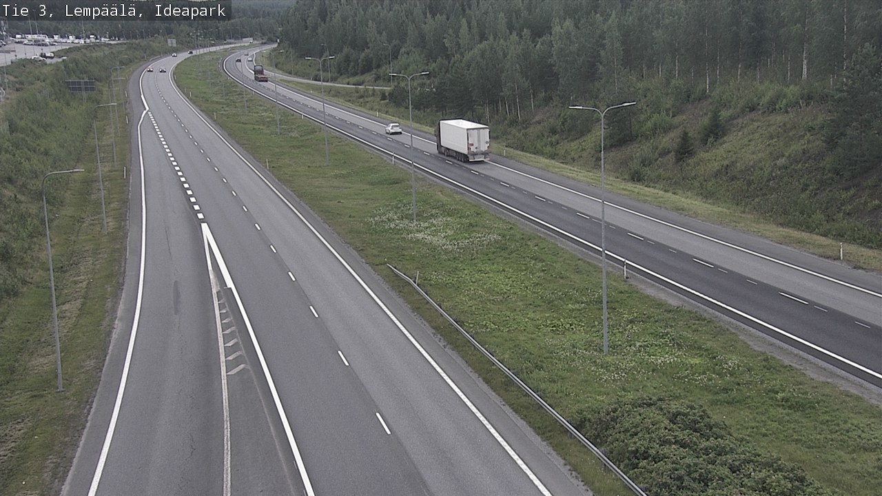 Weather Camera Image Road 3 Lempäälä, Ideapark, Lempäälä, Pirkanmaa
