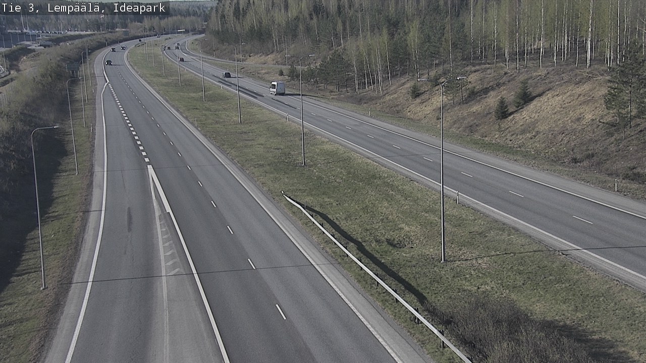 Weather Camera Image Road 3 Lempäälä, Ideapark, Lempäälä, Pirkanmaa